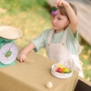 image:imagePlanToys Wooden Rainbow Veggie Basket Montessori Kids Kitchen Play Set  cutting sorting knife fruit basket pretend food girls boys cognitive fine motor role play social gift preschool set