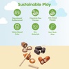image:imagePlanToys Wooden Slice amp Serve Sausage Toy Set Montessori Kids Food Play  cutting wooden knife play kitchen accessories pretend food girls boys fine motor role social preschool gift set fun