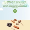 image:imagePlanToys Wooden Slice amp Serve Sausage Toy Set Montessori Kids Food Play  cutting wooden knife play kitchen accessories pretend food girls boys fine motor role social preschool gift set fun