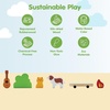 image:imagePlanToys Wooden Storytelling Dice Montessori Language Imagination Kids Play