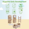 image:imagePlanToys Wooden Victorian Bathroom Set Montessori Dollhouse Furniture Kids  daily routine play doll house accessories social skills learning girls imaginative storytelling motor gift for kids