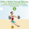 image:imagePlanToys Wooden Weightlifting Acrobat Motion Toy Montessori STEM Kids Set  wooden weightlifting acrobat montessori physics activity force movement causeeffect learning STEM wooden toy kids toy