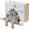 image:imagePlanToys DIY Stegosaurus Wooden Montessori Dinosaur Building Toy  Educational STEM Construction Fine Motor amp Logical Thinking Creative Play Eco Friendly Open Ended Learning ActivityDiy Stegosaurus