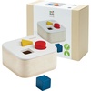 image:imagePlanToys Punch and Drop Bin Wooden Montessori Fine Motor and Cause and Effect Toy  Coordination Problem Solving and Early Learning Activity  Eco Friendly Educational Hammer and Ball SetShape  Sort It Out Bin