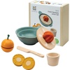 image:imagePlanToys Wooden Fresh Squeeze Juicer Set Montessori Kids Juicing Activity  cutting squeezing serving kids kitchen playset pretend food girls boys fine motor role play social gift set preschool