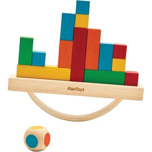 image:imagePlanToys Balancing Boat Wooden Game for Kids Ages 3  Montessori Fine Motor amp Coordination Challenge with Dice Animals amp Boat  EcoFriendly Educational ToyMulticolor
