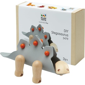 image:imagePlanToys DIY Stegosaurus Wooden Montessori Dinosaur Building Toy  Educational STEM Construction Fine Motor amp Logical Thinking Creative Play Eco Friendly Open Ended Learning ActivityDiy Stegosaurus
