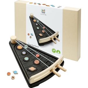 image:imagePlanToys Land the Planet Solar System Gravity Game amp STEM Toy for Kids Ages 3  Educational Space Toy with Planets Puzzle Board amp Marble Drop  Fine Motor Skills amp Problem Solving Learning