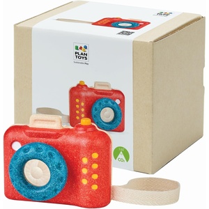 image:imagePlanToys My First Wooden Toy Camera for Toddlers Ages 18 Months Pretend  kaleidoscope lens clickable shutter wooden toy camera pretend play toys montessori sensory learning toddlers ages 18 monMy First Camera
