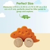 image:imagePlanToys Dino Stego Car Wooden Dinosaur Push Toy for Toddlers 12M Kids  green stegosaurus rolling wheels dinosaur toys girls boys montessori fine motor grip strength coordination gift for kidsDino Stego