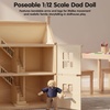 image:imagePlanToys Family Dollhouse Figurines 4Piece Wooden Poseable Kids Play Set  112 scale parents amp kids figures doll house people bendable arms girls pretend play montessori gift ages 3 for boysCaucasian Dad