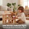 image:imagePlanToys Family Dollhouse Figurines 4Piece Wooden Poseable Kids Play Set  112 scale parents amp kids figures doll house people bendable arms girls pretend play montessori gift ages 3 for boysHispanic Mom