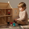 image:imagePlanToys Family Dollhouse Figurines 4Piece Wooden Poseable Kids Play Set  112 scale parents amp kids figures doll house people bendable arms girls pretend play montessori gift ages 3 for boysDoll Family 7415