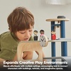 image:imagePlanToys Family Dollhouse Figurines 4Piece Wooden Poseable Kids Play Set  112 scale parents amp kids figures doll house people bendable arms girls pretend play montessori gift ages 3 for boysFamily Asian