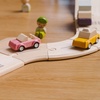 image:imagePlanToys Fire Truck Wooden Montessori Vehicle Kids Indoor Outdoor Play Toy  rolling wheels toy trucks toddler car girls boys imaginative early movement practical life fine motor gift set learningYellow Taxicab