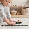 image:imagePlanToys Fire Truck Wooden Montessori Vehicle Kids Indoor Outdoor Play Toy  rolling wheels toy trucks toddler car girls boys imaginative early movement practical life fine motor gift set learningPolice Car