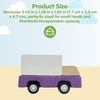 image:imagePlanToys Fire Truck Wooden Montessori Vehicle Kids Indoor Outdoor Play Toy  rolling wheels toy trucks toddler car girls boys imaginative early movement practical life fine motor gift set learningPurple Delivery Truck