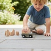 image:imagePlanToys Fire Truck Wooden Montessori Vehicle Kids Indoor Outdoor Play Toy  rolling wheels toy trucks toddler car girls boys imaginative early movement practical life fine motor gift set learningGrey Wagon