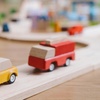 image:imagePlanToys Fire Truck Wooden Montessori Vehicle Kids Indoor Outdoor Play Toy  rolling wheels toy trucks toddler car girls boys imaginative early movement practical life fine motor gift set learningFire Truck