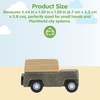 image:imagePlanToys Fire Truck Wooden Montessori Vehicle Kids Indoor Outdoor Play Toy  rolling wheels toy trucks toddler car girls boys imaginative early movement practical life fine motor gift set learningGrey Wagon