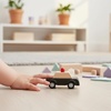 image:imagePlanToys Fire Truck Wooden Montessori Vehicle Kids Indoor Outdoor Play Toy  rolling wheels toy trucks toddler car girls boys imaginative early movement practical life fine motor gift set learningPolice Car