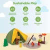 image:imagePlanToys Pretend Play Camping Set 6624  Sustainably Made from Rubberwood and NonToxic Paints and Dyes  wooden camping play set montessori imaginative role play social skill development openended adventure toys kids toyToy