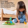 image:imagePlanToys Pretend Play Camping Set 6624  Sustainably Made from Rubberwood and NonToxic Paints and Dyes  wooden camping play set montessori imaginative role play social skill development openended adventure toys kids toyAnimal Set