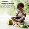 image:imagePlanToys Pretend Play Camping Set 6624  Sustainably Made from Rubberwood and NonToxic Paints and Dyes  wooden camping play set montessori imaginative role play social skill development openended adventure toys kids toyToy
