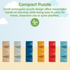 image:imagePlanToys Rectangular Puzzle Wooden Travel for Kids Ages 3 Montessori Set  pocket size wooden puzzles for toddlers pieces girls boys focus problem solving cognitive learning gift preschool set