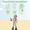 image:imagePlanToys Wooden 4 Piece Service Crew 6268  Sustainably Made from Rubberwood and NonToxic Paints and Dyes  poseable figures pretend play toys girls boys imaginative role storytelling social interaction gift preschool learningDoctor Doll