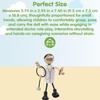 image:imagePlanToys Wooden 4 Piece Service Crew 6268  Sustainably Made from Rubberwood and NonToxic Paints and Dyes  poseable figures pretend play toys girls boys imaginative role storytelling social interaction gift preschool learningDoctor Doll