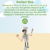 image:imagePlanToys Wooden 4 Piece Service Crew 6268  Sustainably Made from Rubberwood and NonToxic Paints and Dyes  poseable figures pretend play toys girls boys imaginative role storytelling social interaction gift preschool learningChef Doll