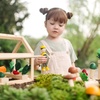 image:imagePlanToys Wooden 4 Piece Service Crew 6268  Sustainably Made from Rubberwood and NonToxic Paints and Dyes  poseable figures pretend play toys girls boys imaginative role storytelling social interaction gift preschool learningService Worker Doll
