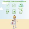image:imagePlanToys Wooden 4 Piece Service Crew 6268  Sustainably Made from Rubberwood and NonToxic Paints and Dyes  poseable figures pretend play toys girls boys imaginative role storytelling social interaction gift preschool learningNurse Doll