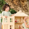 image:imagePlanToys Wooden 4 Piece Service Crew 6268  Sustainably Made from Rubberwood and NonToxic Paints and Dyes  poseable figures pretend play toys girls boys imaginative role storytelling social interaction gift preschool learningFirefighter Doll