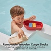 image:imagePlanToys Wooden Coast Guard Boat with Driver Waterproof Kids Bath Toy  wooden coast guard boat with driver waterproof bath water play montessori rescue imaginative play fine motor kids toddlerCargo Ship