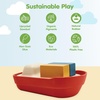 image:imagePlanToys Wooden Coast Guard Boat with Driver Waterproof Kids Bath Toy  wooden coast guard boat with driver waterproof bath water play montessori rescue imaginative play fine motor kids toddlerCargo Ship