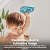 image:imagePlanToys Wooden Coast Guard Boat with Driver Waterproof Kids Bath Toy  wooden coast guard boat with driver waterproof bath water play montessori rescue imaginative play fine motor kids toddlerRubber Convertible Boat  Pastel Blue