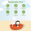 image:imagePlanToys Wooden Coast Guard Boat with Driver Waterproof Kids Bath Toy  wooden coast guard boat with driver waterproof bath water play montessori rescue imaginative play fine motor kids toddlerSailing Boatpenguin