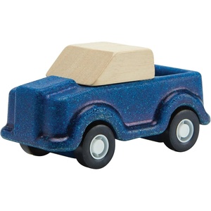 image:imagePlanToys Fire Truck Wooden Montessori Vehicle Kids Indoor Outdoor Play Toy  rolling wheels toy trucks toddler car girls boys imaginative early movement practical life fine motor gift set learningBlue Truck