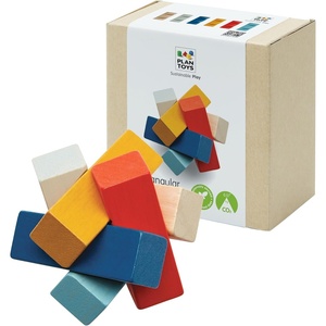 image:imagePlanToys Rectangular Puzzle Wooden Travel for Kids Ages 3 Montessori Set  pocket size wooden puzzles for toddlers pieces girls boys focus problem solving cognitive learning gift preschool set