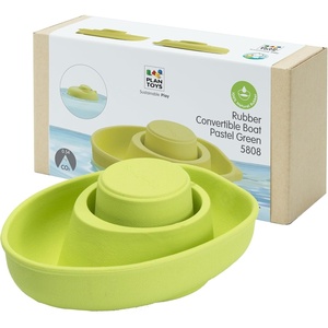 image:imagePlanToys Wooden Coast Guard Boat with Driver Waterproof Kids Bath Toy  wooden coast guard boat with driver waterproof bath water play montessori rescue imaginative play fine motor kids toddlerRubber Convertible Boat  Pastel Green