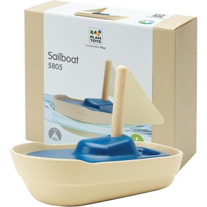 image:imagePlanToys Wooden Coast Guard Boat with Driver Waterproof Kids Bath Toy  wooden coast guard boat with driver waterproof bath water play montessori rescue imaginative play fine motor kids toddlerSailboat
