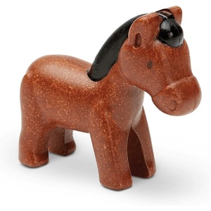 image:imagePlanToys Wooden Horse Figurine Montessori Kids Farm Animal Play Toy Gift  wooden horse figurine montessori farm animal toy imaginative play storytelling language development observation kids giftHorse
