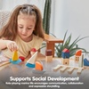 image:imagePlanToys Marina Blocks Wooden Montessori Building amp Creative Kids Play Set  shapes boats construction toys sorting amp stacking toys girls boys spatial STEM fine motor imaginative gift preschoolMarina Blocks