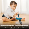 image:imagePlanToys Riding Acrobat Wooden Balance Toy Montessori Kids Movement Set  rolling wheels tilting action cause and effect toys girls boys fine motor handeye coordination gift toddlers for kidsJumping Gymnast