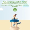 image:imagePlanToys Riding Acrobat Wooden Balance Toy Montessori Kids Movement Set  rolling wheels tilting action cause and effect toys girls boys fine motor handeye coordination gift toddlers for kidsJumping Gymnast