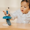 image:imagePlanToys Riding Acrobat Wooden Balance Toy Montessori Kids Movement Set  rolling wheels tilting action cause and effect toys girls boys fine motor handeye coordination gift toddlers for kidsJumping Gymnast