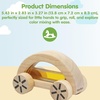 image:imagePlanToys Wautomobile Red Montessori Wooden Toy Car for Toddlers STEM Set  waterfilled sensory vehicle cause and effect toys girls boys educational fine motor coordination gift preschool setYellow
