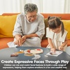 image:imagePlanToys Wooden Mandala Set Montessori Inspired Open Ended Kids Play  loose pieces sensory toys montessori toys girls boys creative spatial mindful fine motor gift preschool learning setBuild a Face
